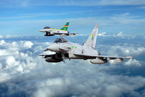 3 Squadron Typhoons by James Biggadike
