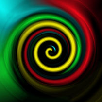 Swirling colours. by Robert Gipson