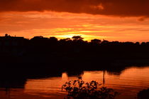 Sunset OnThe River Blyth by Malcolm Snook