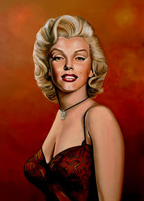 Marilyn Monroe painting 6 by Paul Meijering