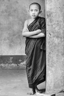 Burmese Novice Monk von Matilde Simas