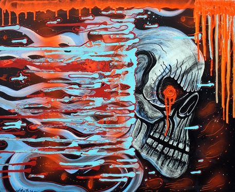 13th-skull-by-laura-barbosa-2012-original-street-art-painting-24x30-prints