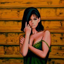 Claudia Cardinale painting by Paul Meijering
