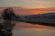Sunrise over the River Culm von Pete Hemington