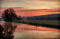 Sunrise over the River Culm von Pete Hemington