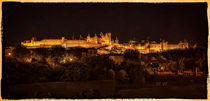 Nacht über Carcassonne by Uwe Karmrodt