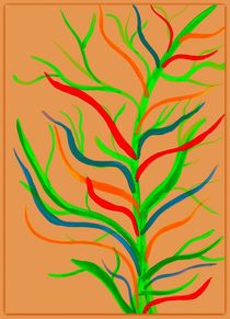 Colourful Tree von Sarah Ziegler
