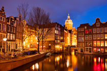 Amsterdam At Night by Sara Winter