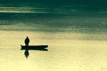 The fisherman on lake ossiach / Der Fischer auf dem Ossiacher See by ndsh