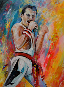 Freddie Mercury 03 von Miki de Goodaboom