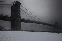Brooklyn Bridge Blizzard by Chris Lord