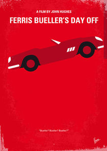 No292 My Ferris Bueller's day off minimal movie poster by chungkong