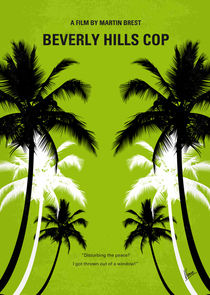 No294 My Beverly Hills cop minimal movie poster von chungkong