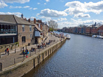 Kings Staith York river Ouse by Robert Gipson