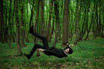 Man levitating by Diana Boariu