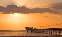 Southport Pier at Sunset von Roger Green