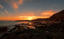 Papagayo Beach Sunset by Roger Green