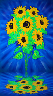 Sonnenblumen 2 von Walter Zettl