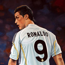 Cristiano Ronaldo painting von Paul Meijering