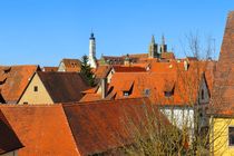 Über den Dächern von Rothenburg ob der Tauber by gscheffbuch