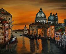 Sunset in Venice by Helen Bellart
