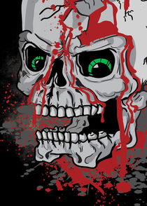 Skull with Blood Drips von Denis Marsili