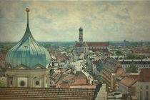 Augsburg von oben by Marie Luise Strohmenger