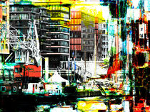 coloured Hafencity II von urs-foto-art