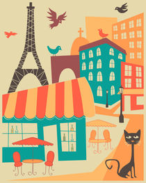PARIS CAFE by jazzberryblue