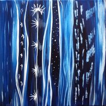 Kristallin Blaues Licht by Karin Riener