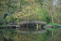 Footbridge Reflections by David Tinsley