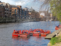 York river boats in plastic von Robert Gipson