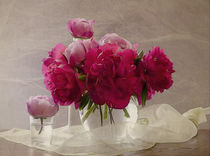peonies and roses by Franziska Rullert
