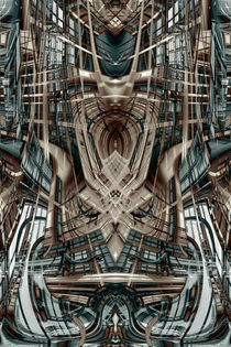 Abstract futuristic building by Steve Ball