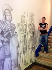 Me and my Roman Legionaries by Dora Vukicevic