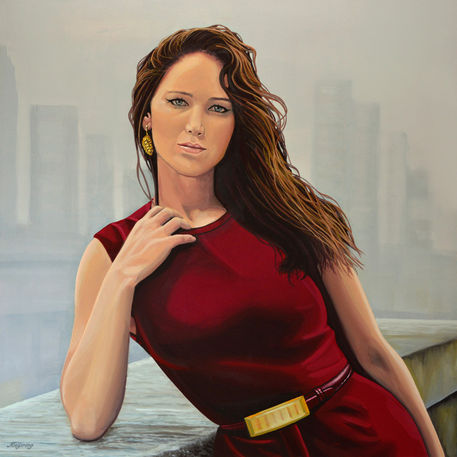 Jennifer-lawrence-painting