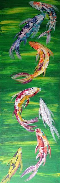 7 Fishes von Myungja Anna Koh
