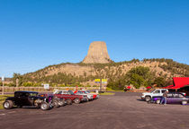 Car Show at Devils Tower by John Bailey