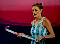 Luciana Aymar painting by Paul Meijering