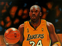 Kobe Bryant painting by Paul Meijering
