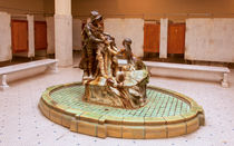 De Soto Fountain in the Fordyce Bathhouse At Hot Springs by John Bailey