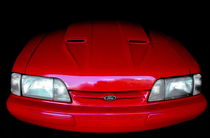 Front view of a Mustang von dreamcatcher-media