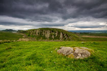 Hadrians Wall and Peel Crags by Wayne Molyneux