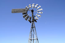 Windmill in rural Australia by Chris Edmunds