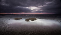 Low tide at Machynys, Llanelli von Leighton Collins