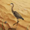 Heron-on-golden-sands