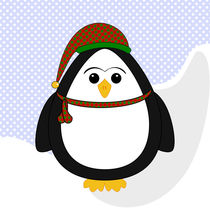 Christmas Penguin von Angela Allwine