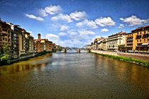 Arno River Florence Italy von Maggie Vlazny