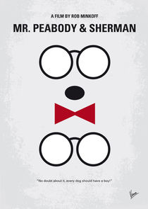No324 My Mr Peabody minimal movie poster von chungkong