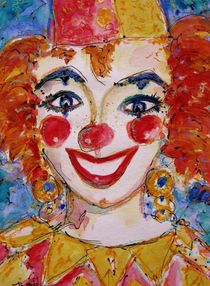 Clownmädchen by Ingrid  Becker